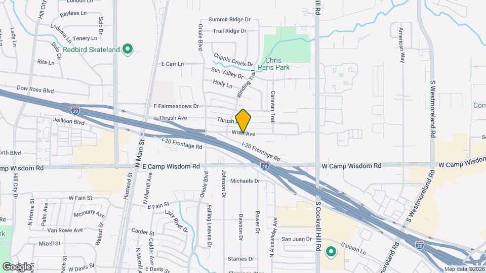 626 Wren Ave Map and Location Details