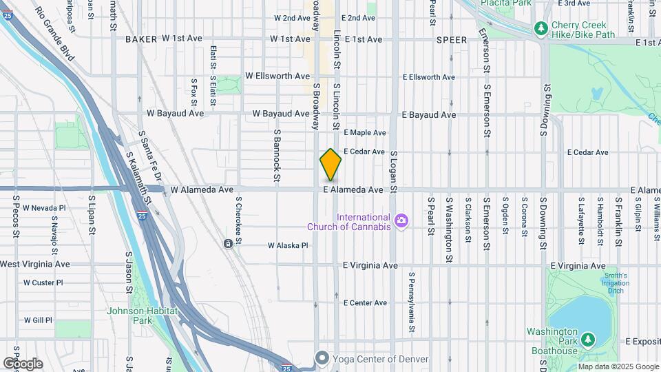 299 S Lincoln St Map and Location Details