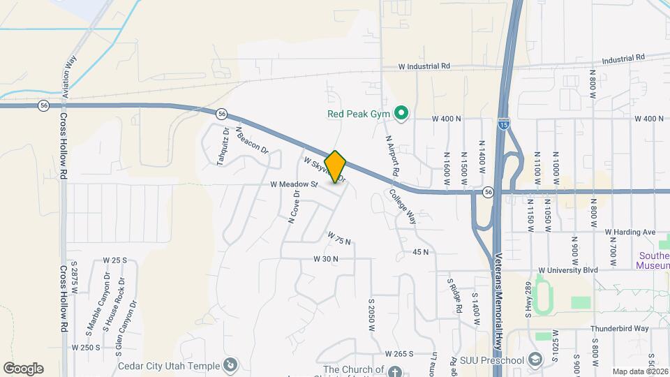 2170 W Meadow St Map and Location Details