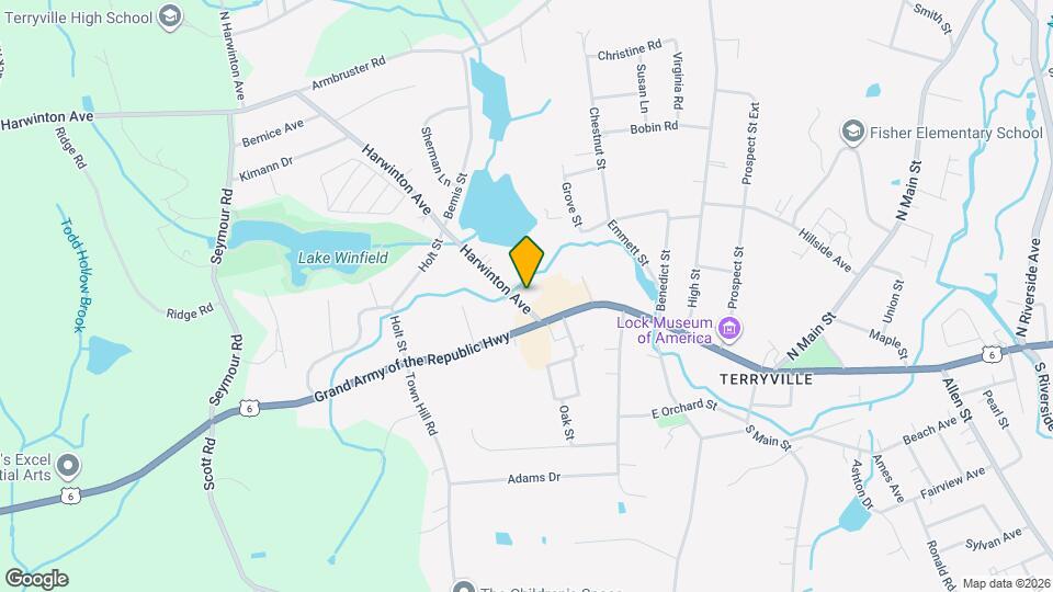 12 Harwinton Ave Map and Location Details