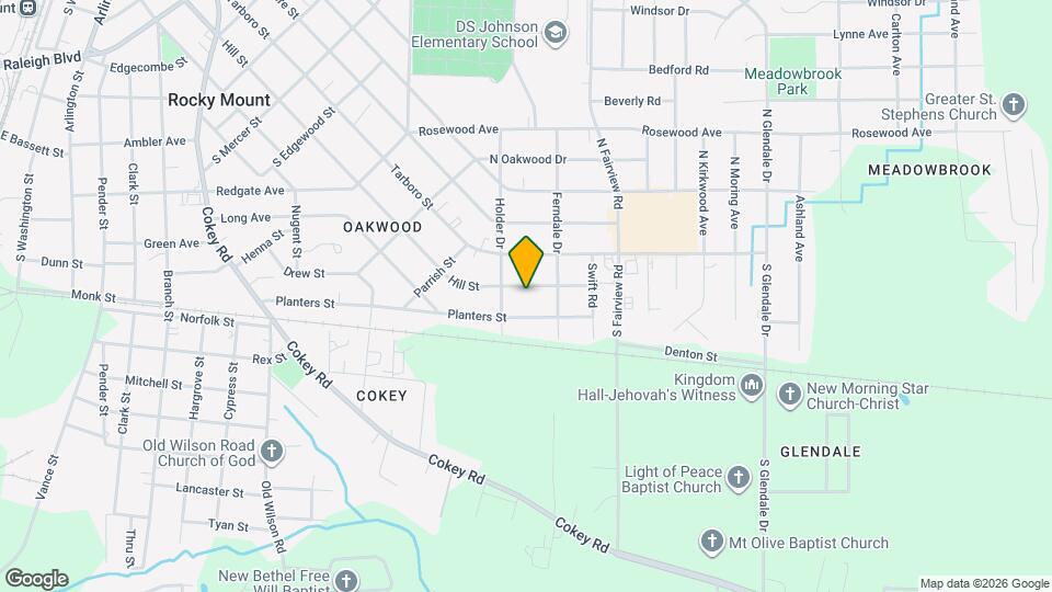 1317 Hill St Mapa y Detalles de la Ubicación