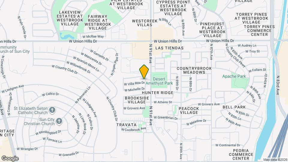 9144 W Villa Rita Dr Map and Location Details