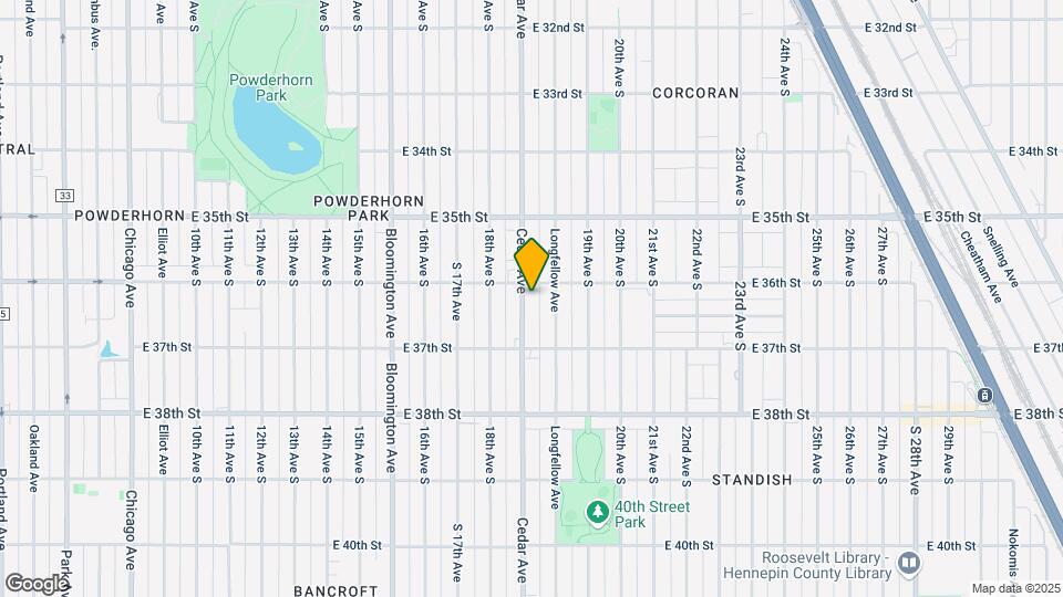 3611 Cedar Ave S Map and Location Details