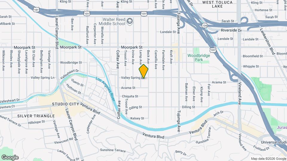 4226 Lemp Ave Map and Location Details