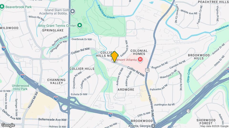 392 Collier Rd NW Map and Location Details