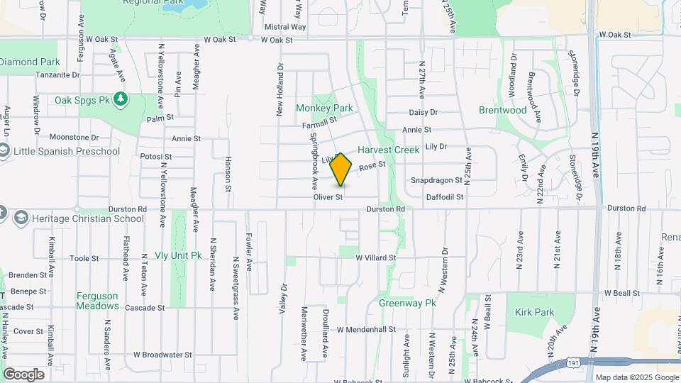 3003 Oliver St Map and Location Details