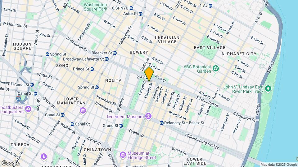 245 Eldridge St Map and Location Details