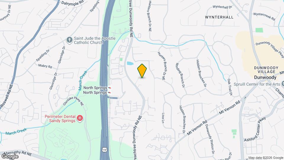 6919 Peachtree Dunwoody Rd NE Map and Location Details