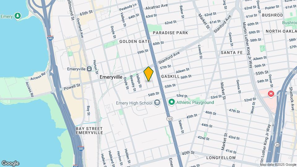 5524 Fremont St Map and Location Details