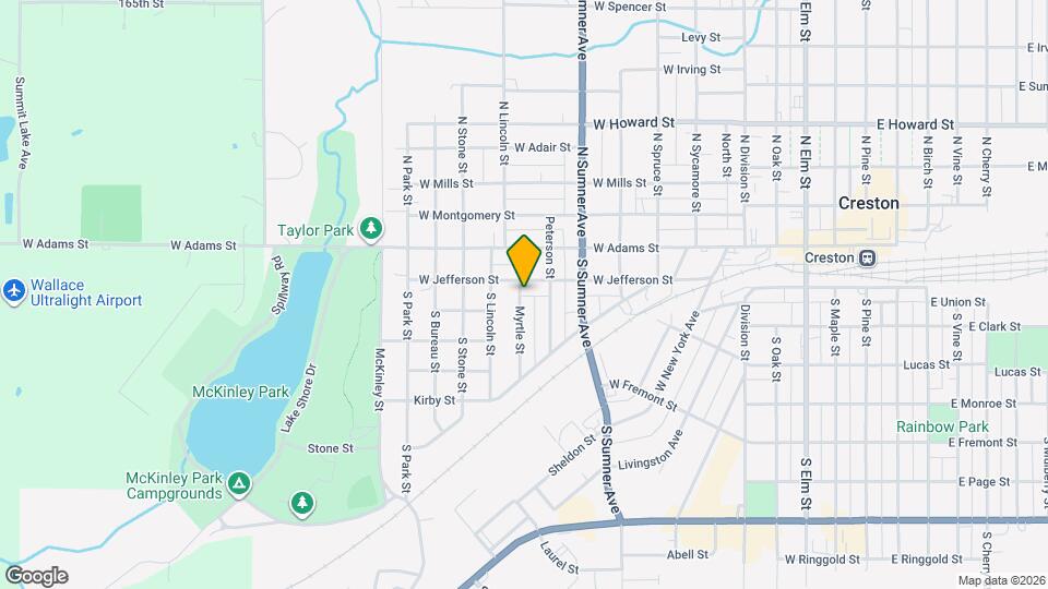 205 Myrtle St Map and Location Details