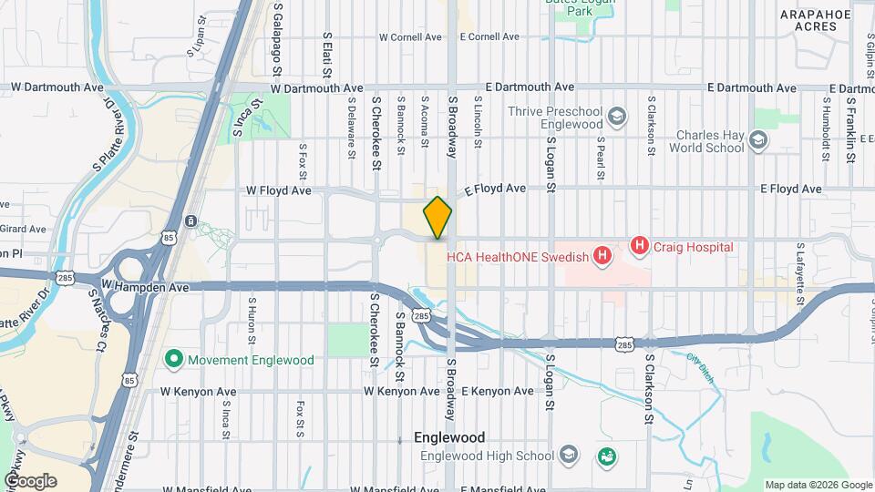 Broadway Lofts Mapa y Detalles de la Ubicación
