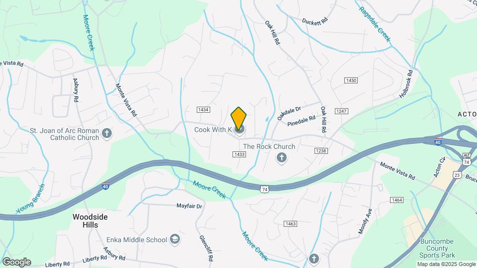 502 Monte Vista Rd Map and Location Details