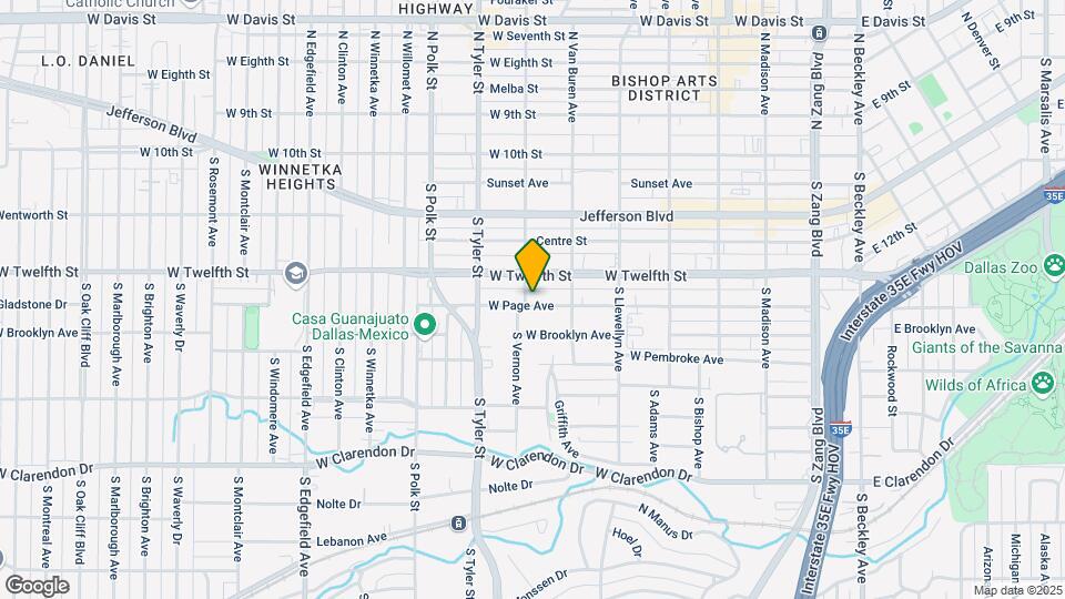 735 W Page Ave Map and Location Details