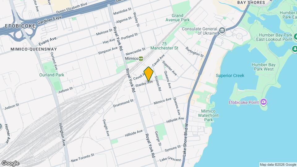 155 Stanley Ave Map and Location Details