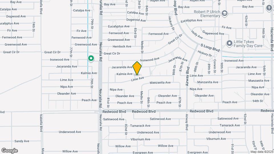 8301 Lime Ave Map and Location Details