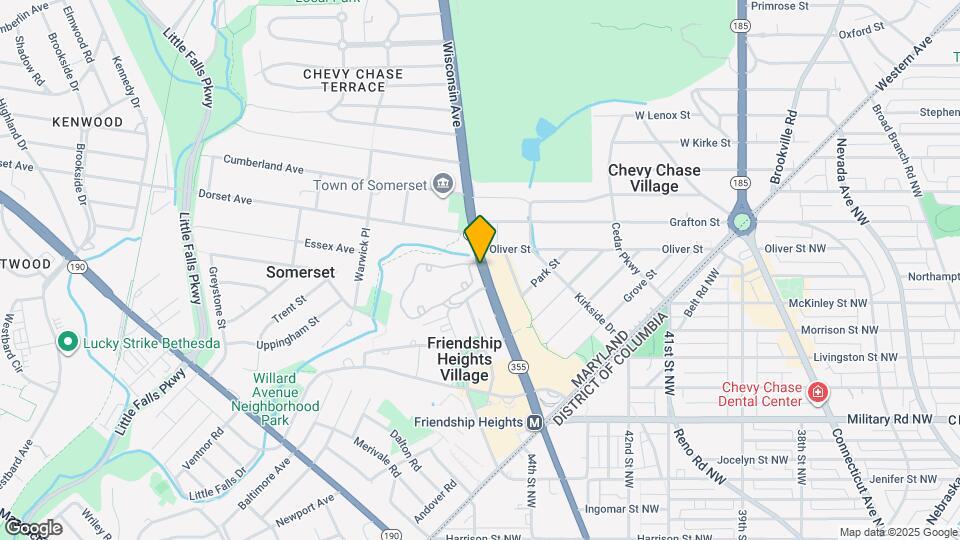 5630 Wisconsin Ave Map and Location Details