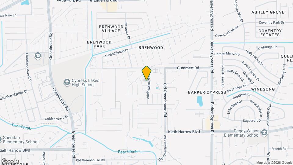 18607 Jerrara Stream Ln, Unit SI ID1625082P Map and Location Details