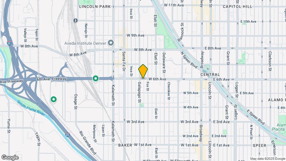 578 Galapago St Map and Location Details