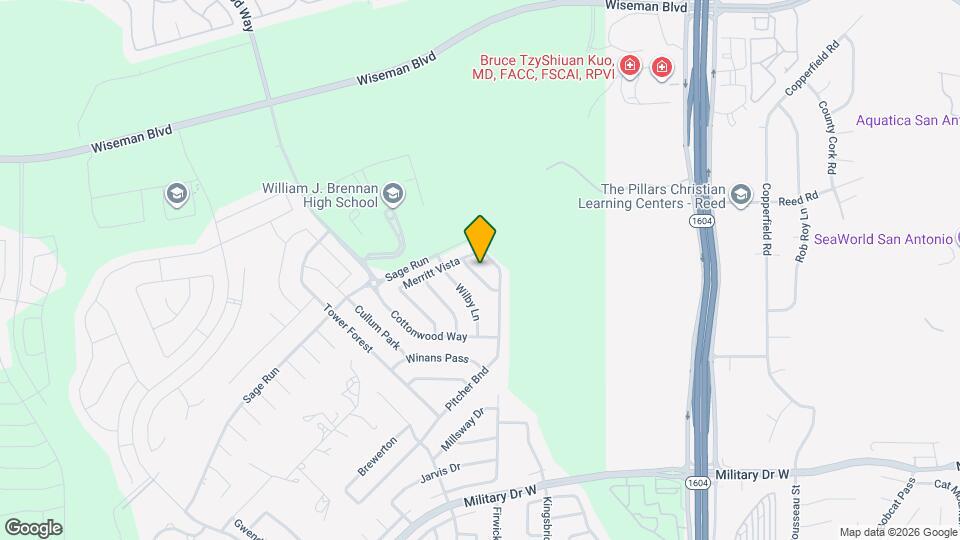 2126 Thayer Cv Map and Location Details