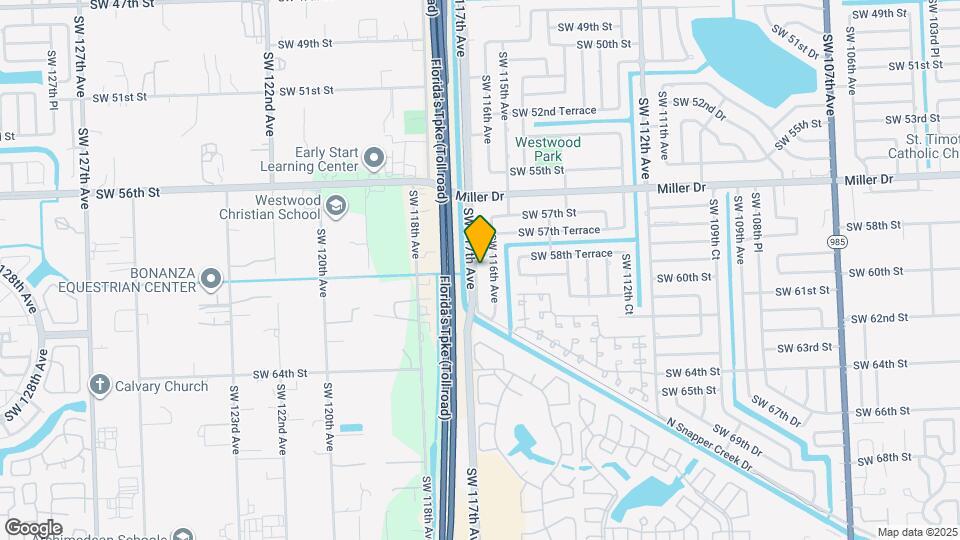 5835 SW 117th Ave Mapa y Detalles de la Ubicación