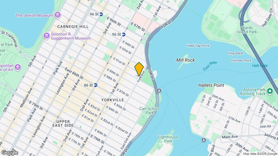 1735 York Ave Map and Location Details