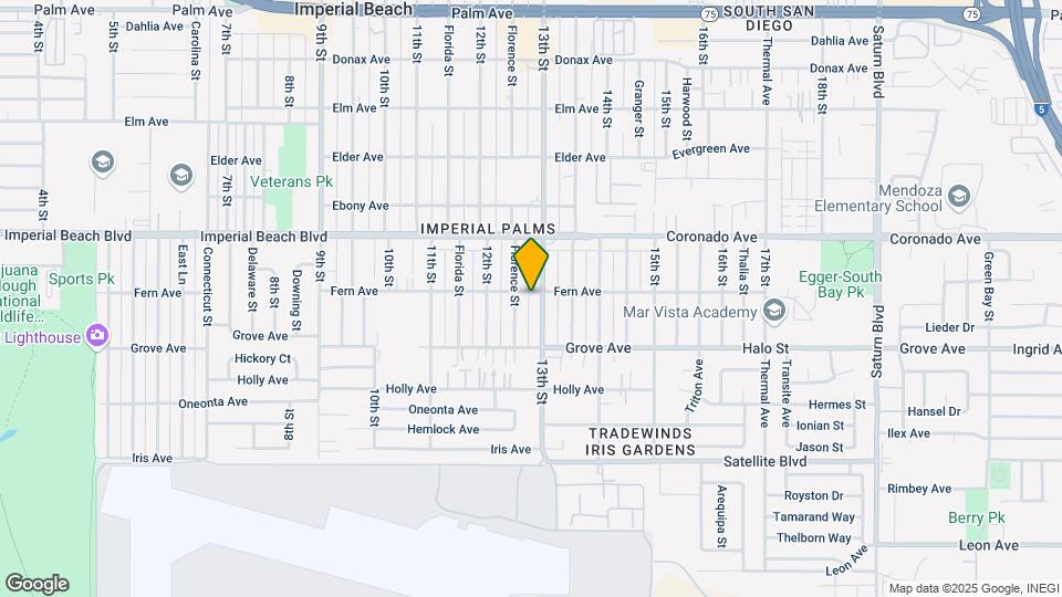 1214 13th St Map and Location Details