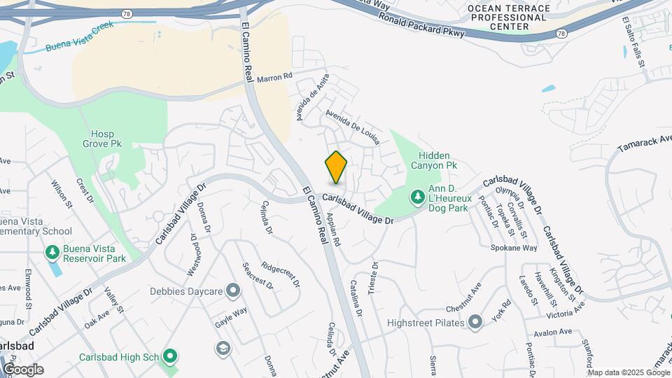 2511 Via Sorbete Map and Location Details