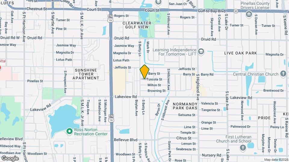 1309 Tuscola St Map and Location Details
