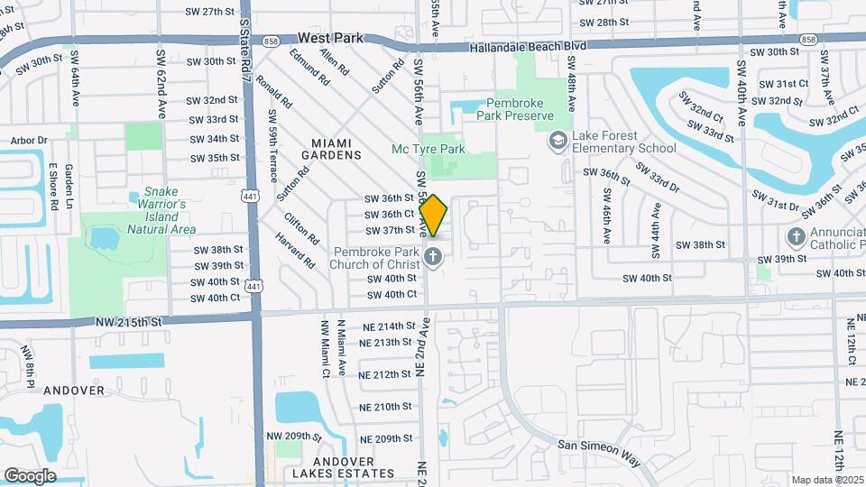 5530 SW 38th St Mapa y Detalles de la Ubicación