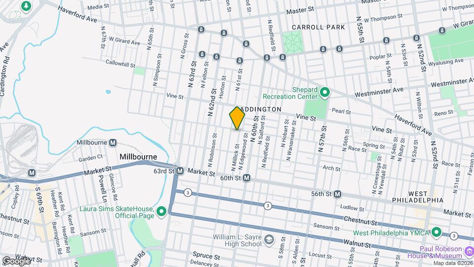 158 N Millick St Map and Location Details