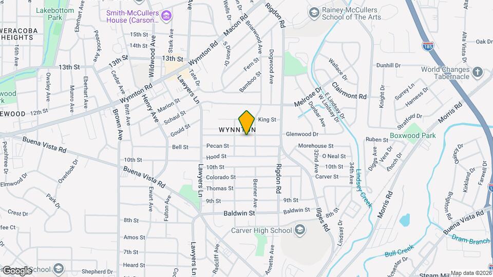 2822 E Wynnton Ln Map and Location Details