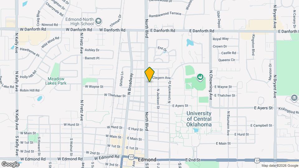 602 North Blvd Map and Location Details