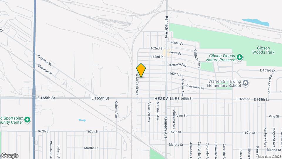 2625 Cleveland St Map and Location Details