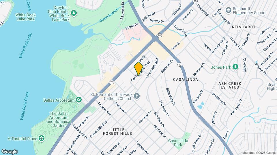 9232 San Fernando Way Map and Location Details