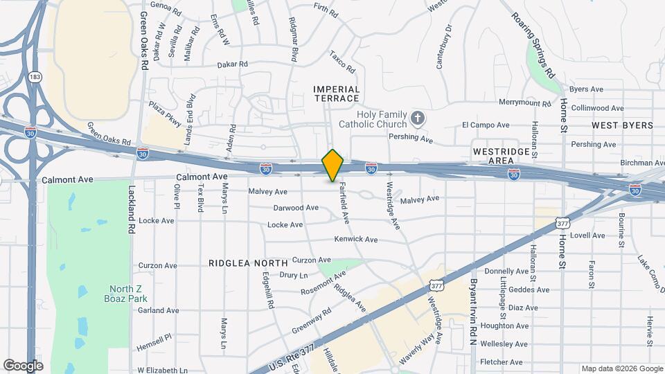 6308 Malvey Ave Map and Location Details