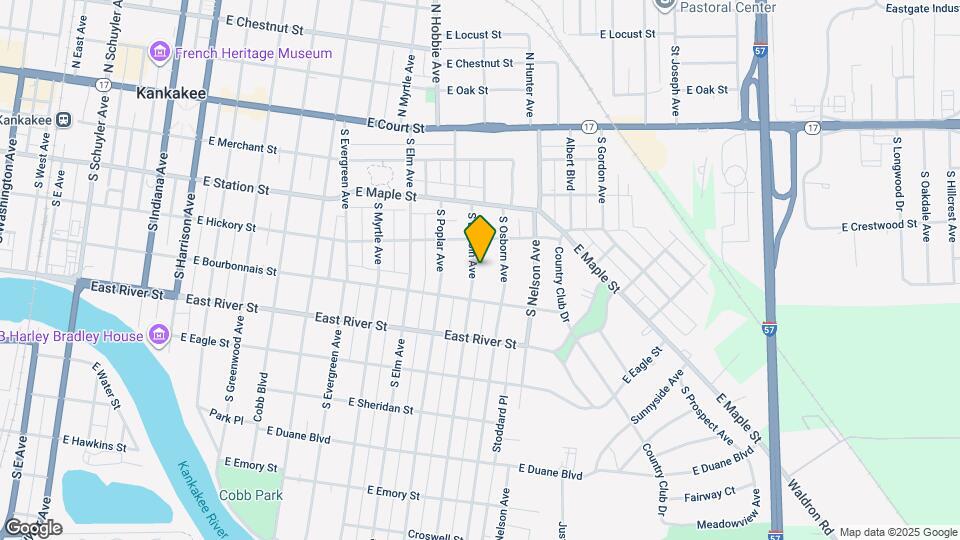 444 S Lincoln Ave Map and Location Details