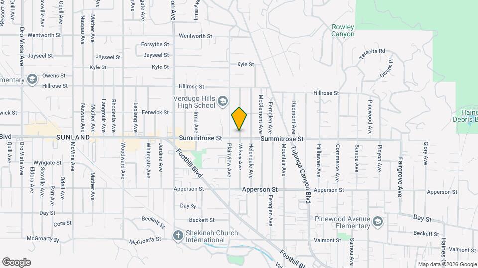 10509 Wilsey Ave Map and Location Details