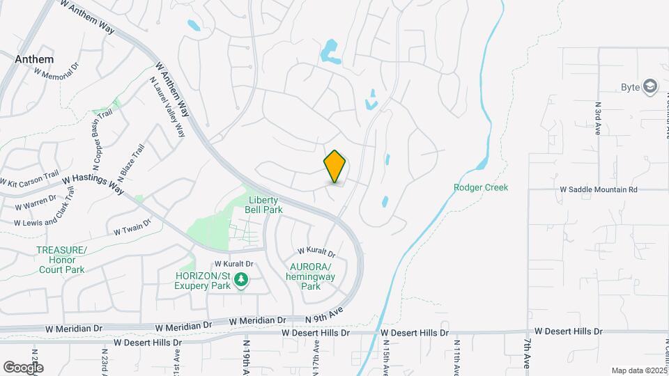 1623 W Owens Way Mapa y Detalles de la Ubicación