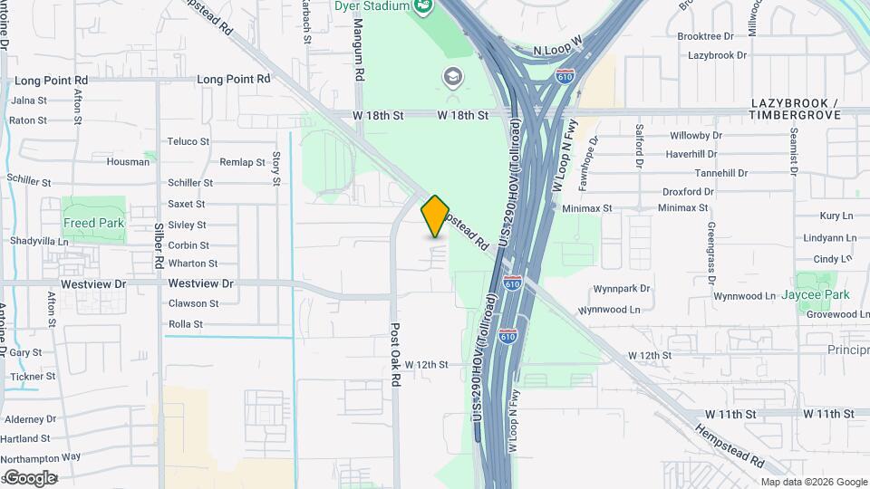 5817 E Post Oak Ln Map and Location Details