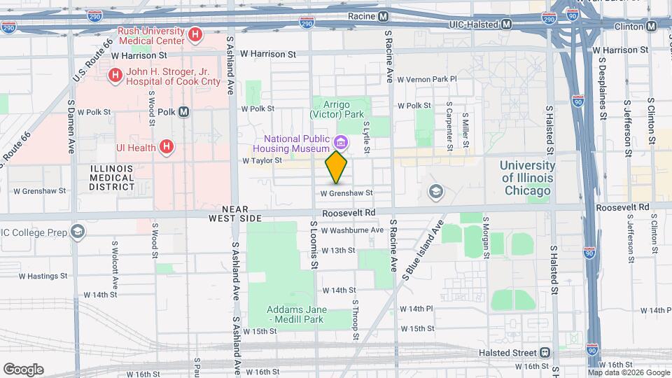 1326 W Grenshaw St Map and Location Details