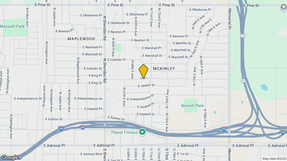 6836 E King St Mapa y Detalles de la Ubicación