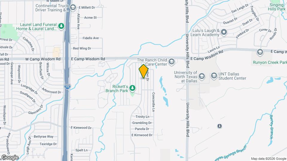 7312 Buford Dr Mapa y Detalles de la Ubicación