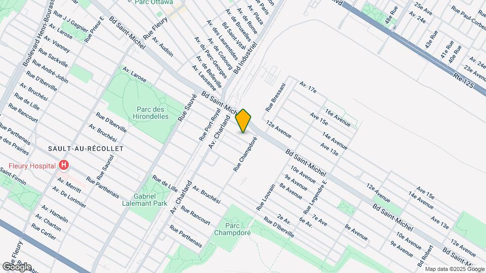 9409 Larose Av Map and Location Details