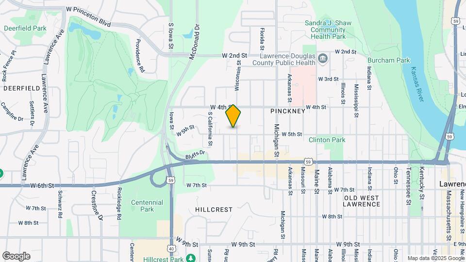 1700 W 5th St Mapa y Detalles de la Ubicación