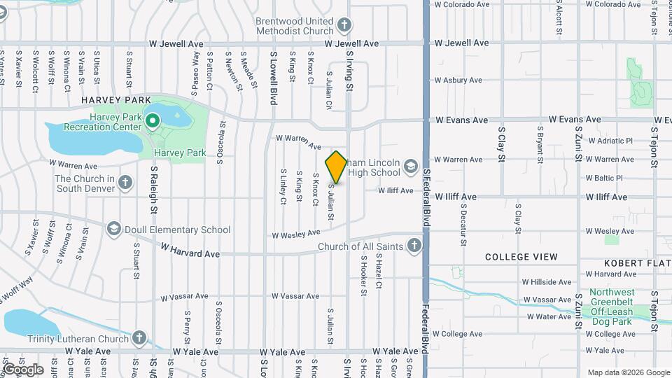 2300 S Julian St Map and Location Details