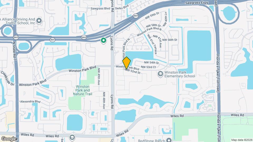 4414 NW 52nd St Map and Location Details