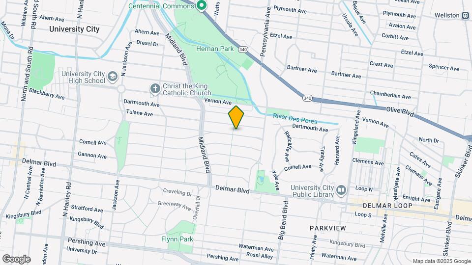 7055 Amherst Ave, Unit 7055 B Amherst Map and Location Details