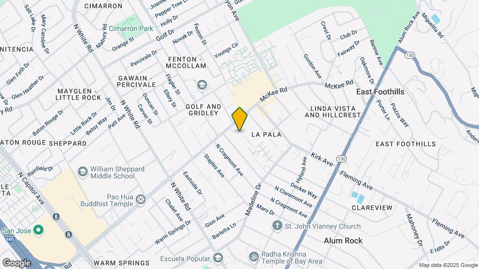 279 La Pala Dr Map and Location Details