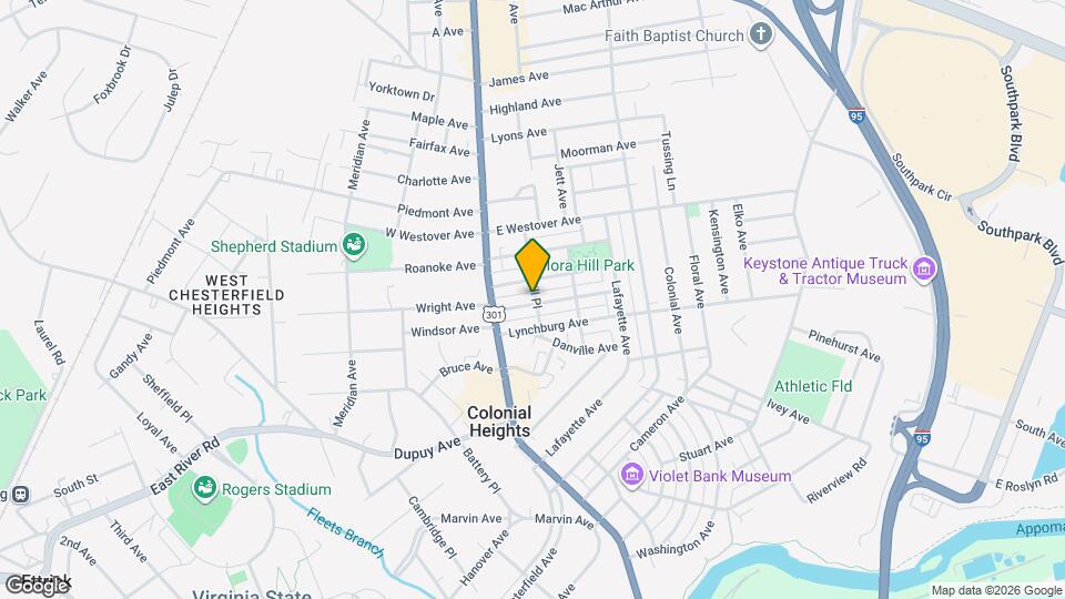 126 Suffolk Ave Map and Location Details