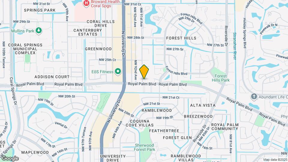 9080 NW 23rd St Map and Location Details